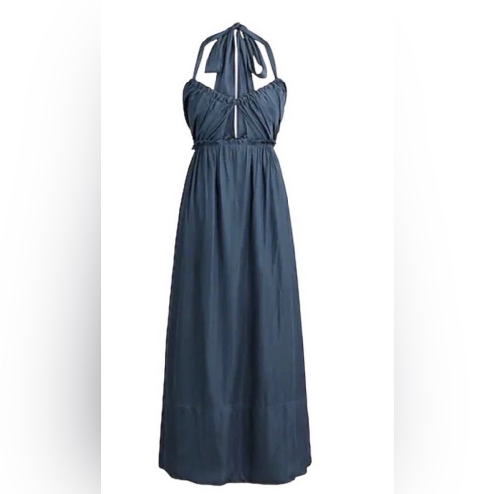 Blue JCrew cut out dress